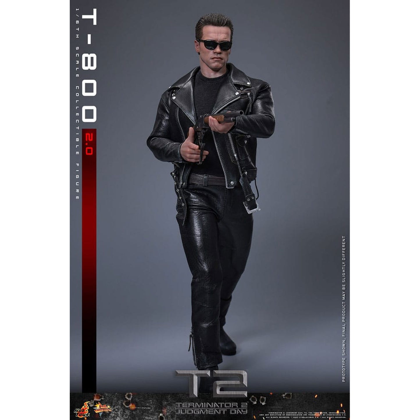 Terminator 2 Movie Masterpiece Action Figure 1/6 T-800 2.0