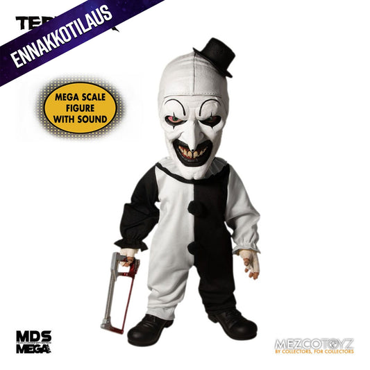 Terrifier MDS Mega Scale Plush Doll Art the Clown with Sound