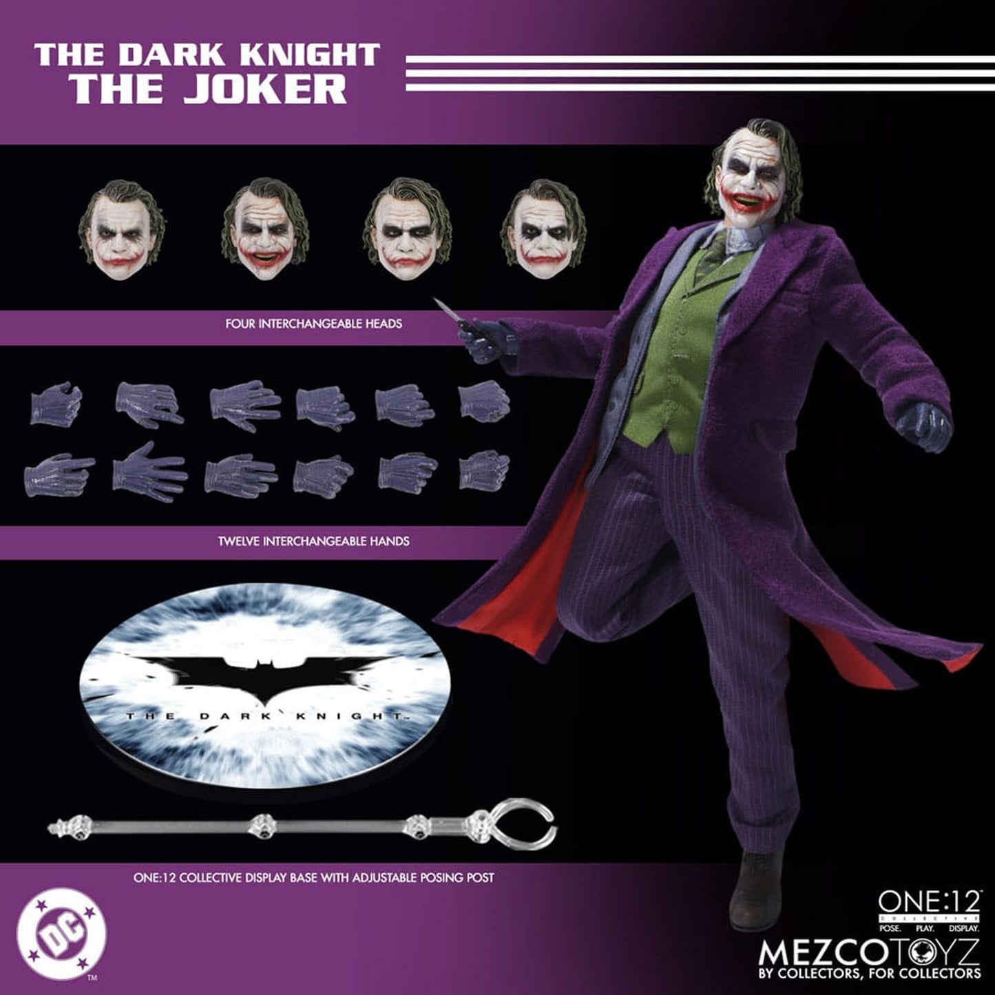 The Dark Knight Action Figure 1/12 Joker