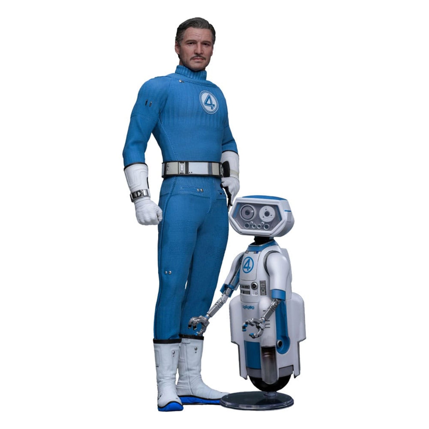 The Fantastic Four: First Steps Movie Masterpiece Action Figure 2-Pack 1/6 Mister Fantastic & H.E.R.B.I.E.