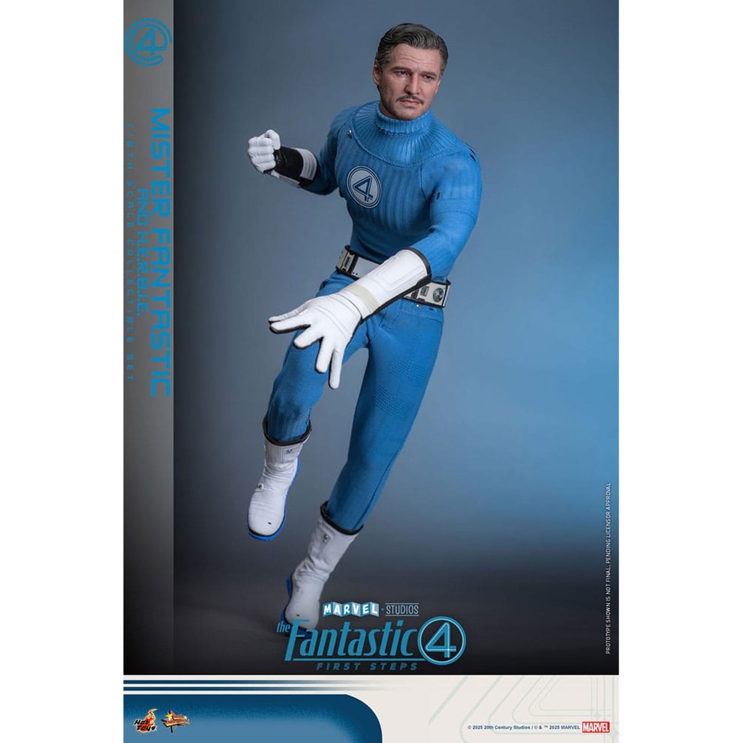 The Fantastic Four: First Steps Movie Masterpiece Action Figure 2-Pack 1/6 Mister Fantastic & H.E.R.B.I.E.
