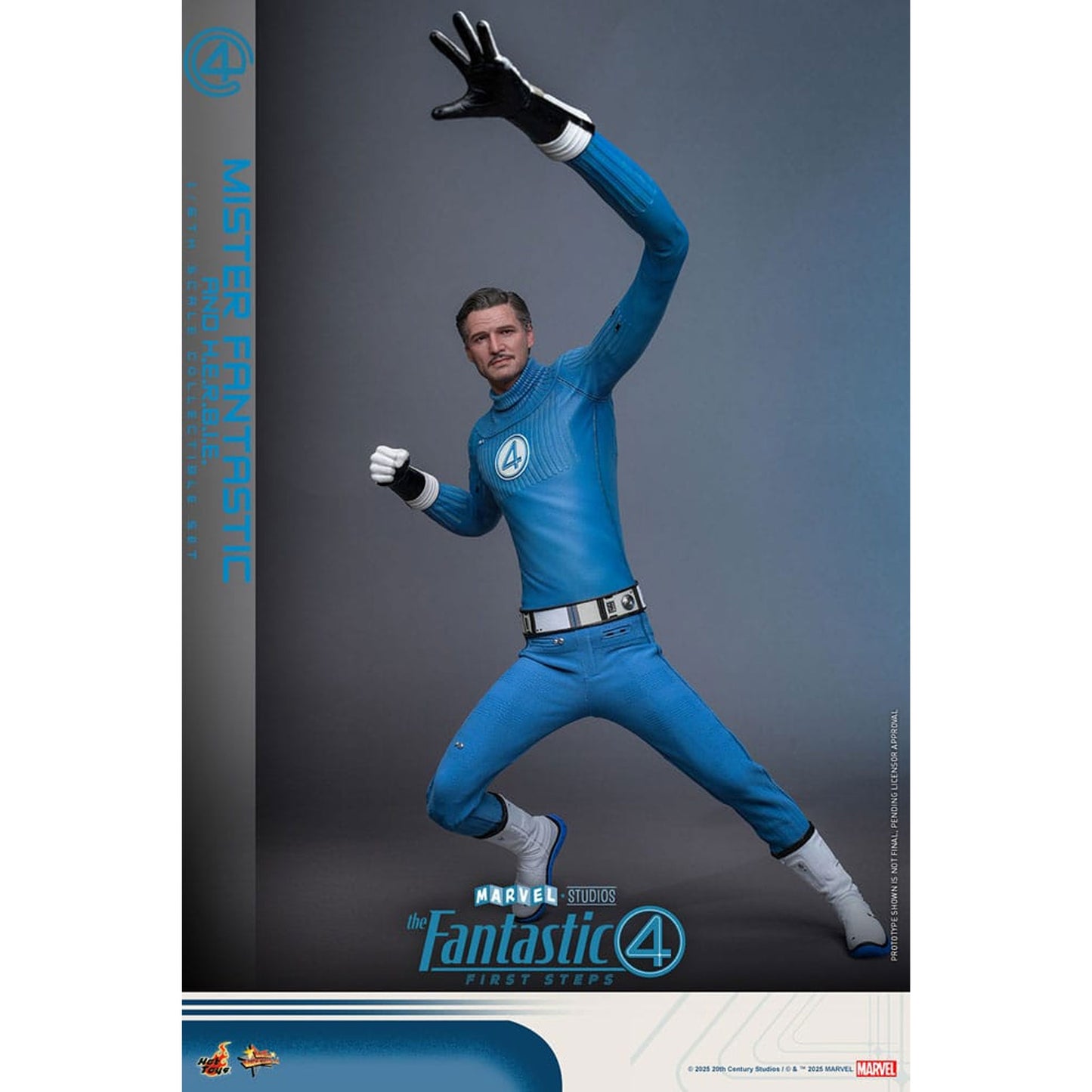 The Fantastic Four: First Steps Movie Masterpiece Action Figure 2-Pack 1/6 Mister Fantastic & H.E.R.B.I.E.