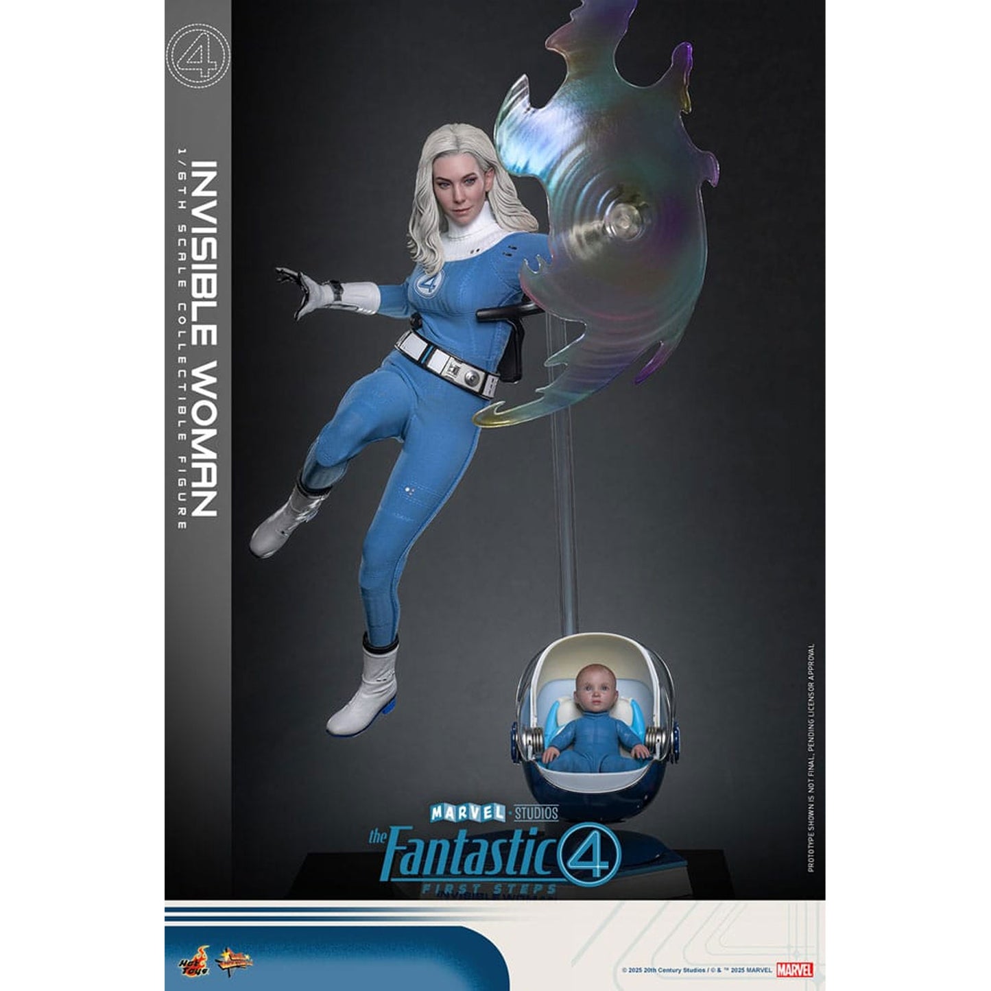 The Fantastic Four: First Steps Movie Masterpiece Action Figure 1/6 Invisible Woman