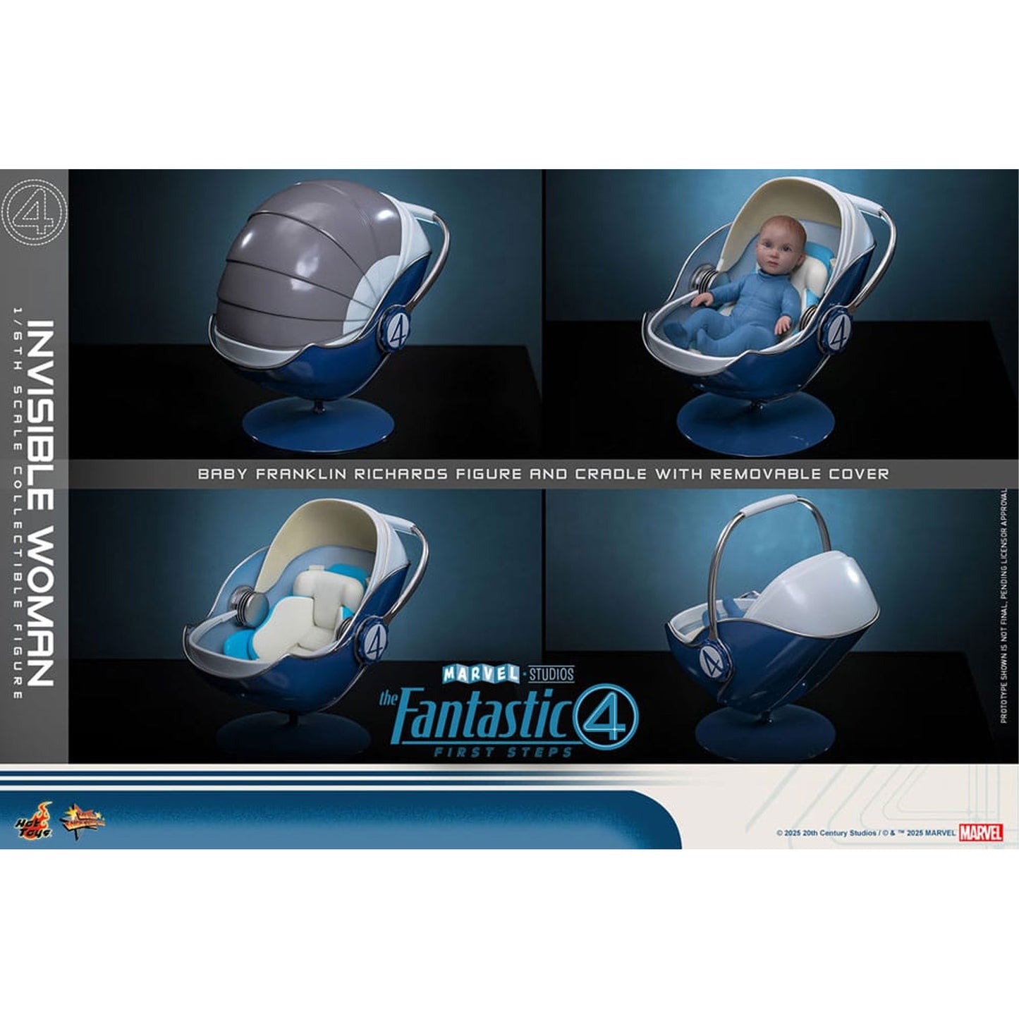 The Fantastic Four: First Steps Movie Masterpiece Action Figure 1/6 Invisible Woman