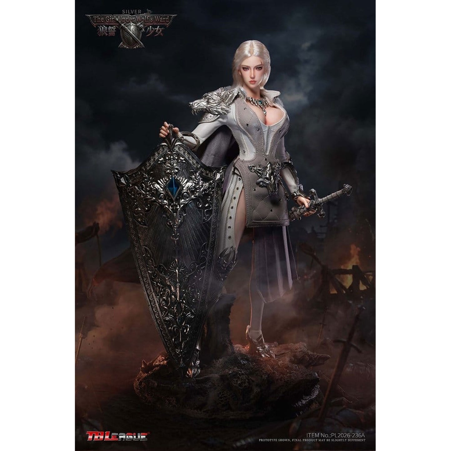 The Girl Under Wolf's Ward 1/6 Alina (Silver) -Action Figure