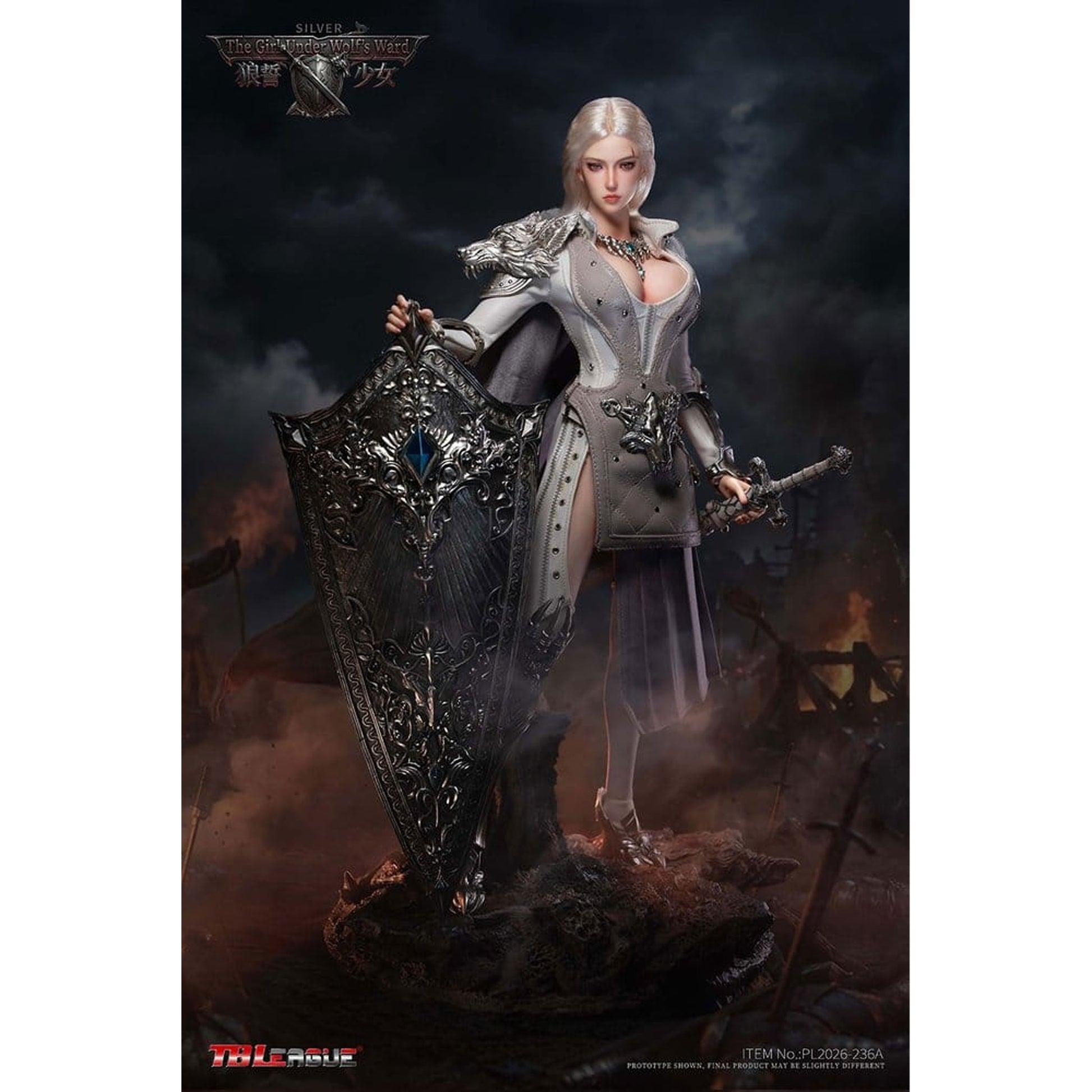 The Girl Under Wolf's Ward 1/6 Alina (Silver) -Action Figure