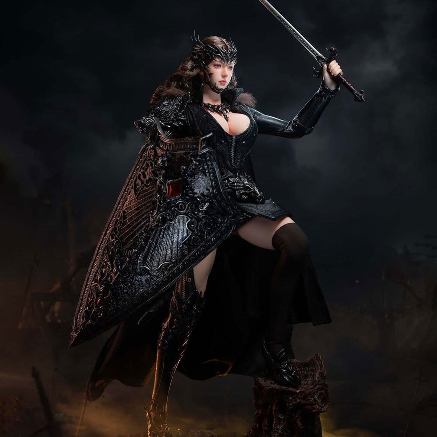 The Girl Under Wolf's Ward 1/6 Eleanor (Black) -Action Figure