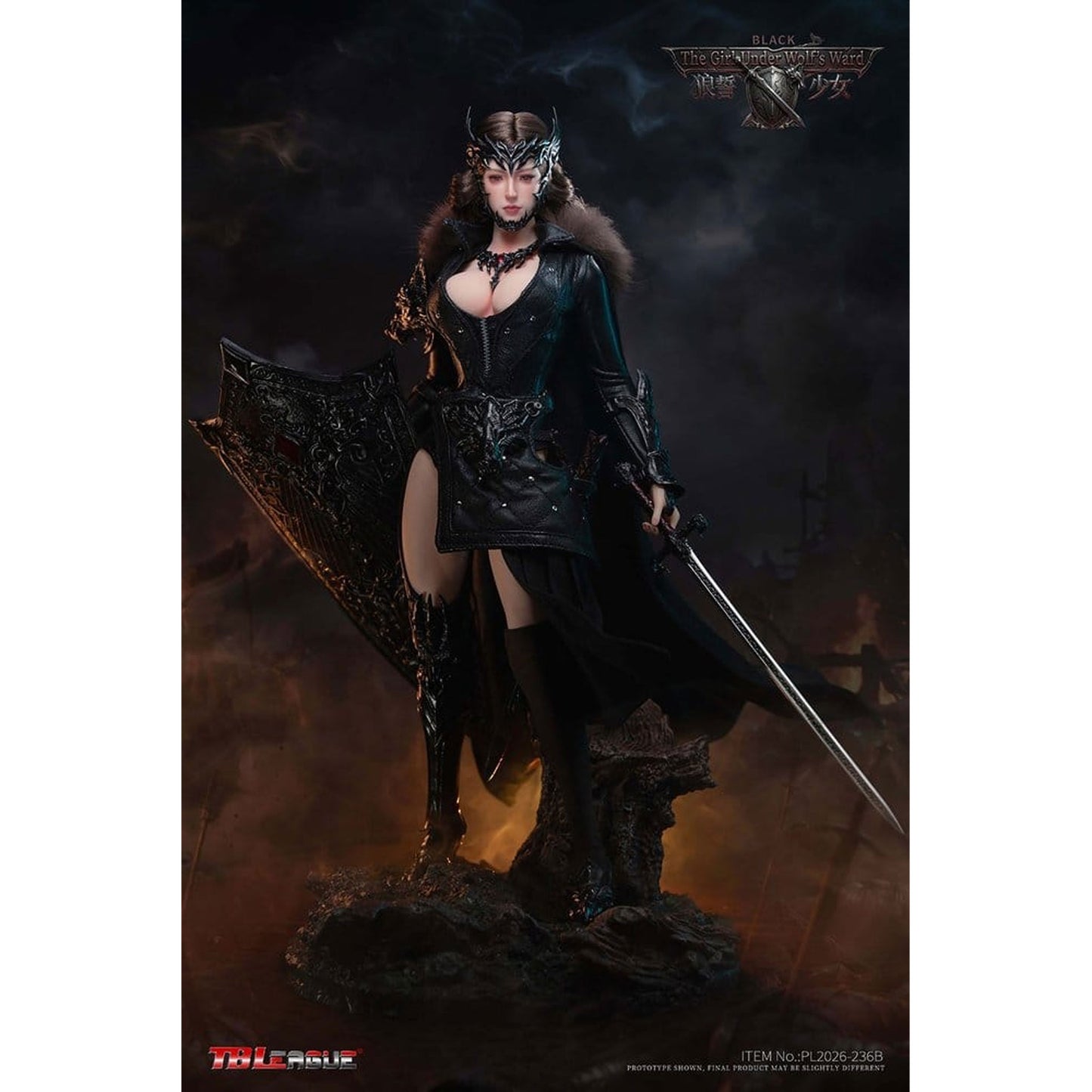 The Girl Under Wolf's Ward 1/6 Eleanor (Black) -Action Figure