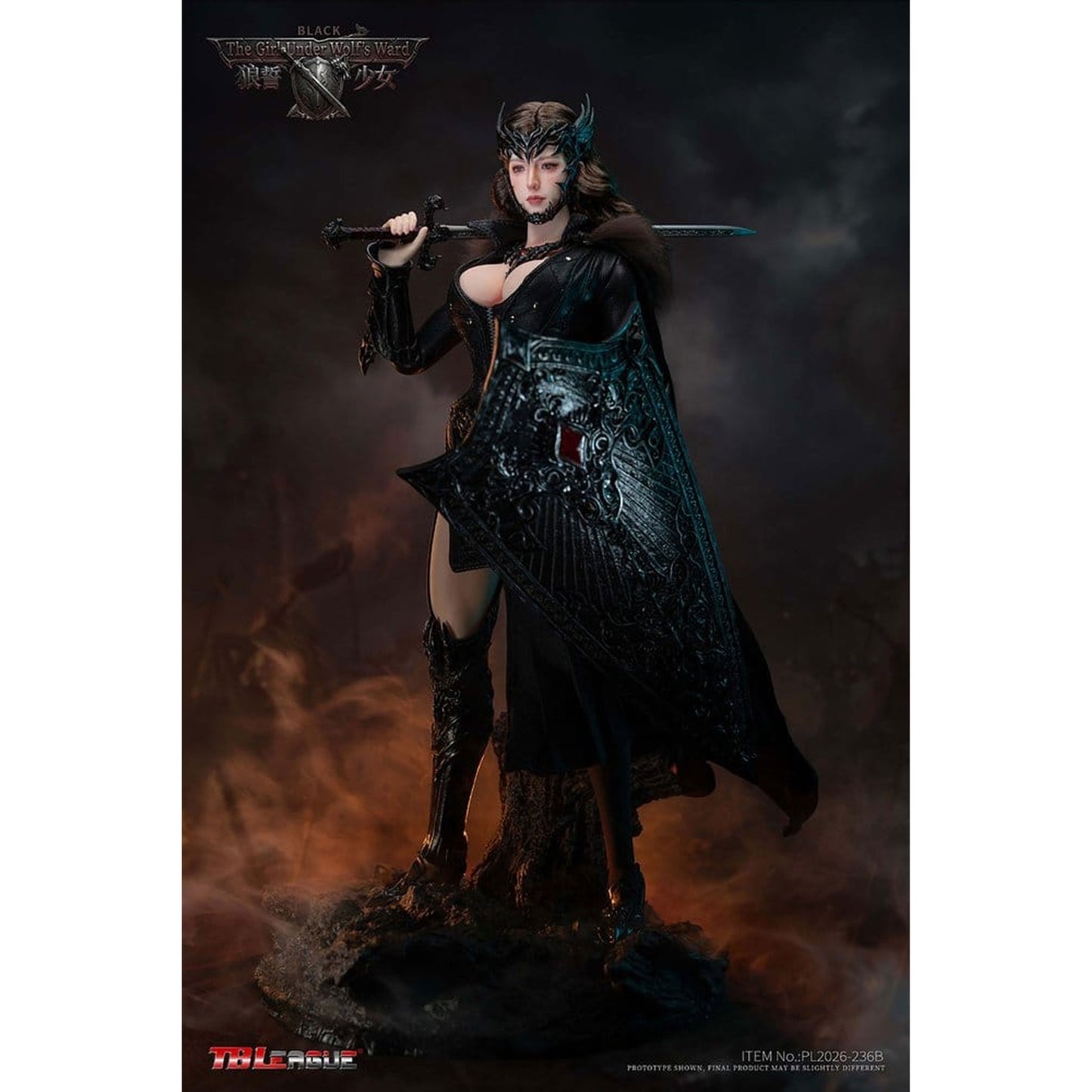 The Girl Under Wolf's Ward 1/6 Eleanor (Black) -Action Figure