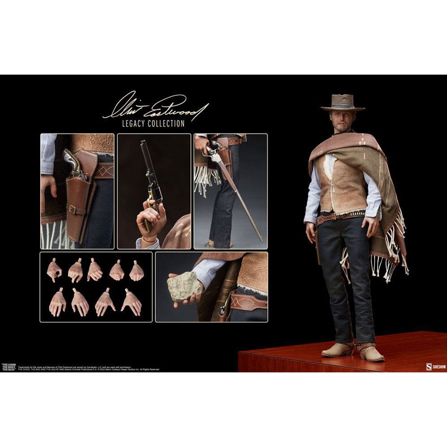 The Good, The Bad and the Ugly Clint Eastwood Legacy Collection 1/6 The Man With No Name