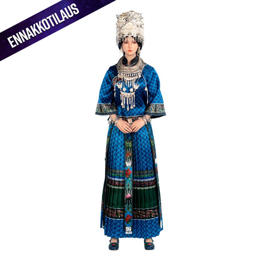 The Miao of China's 56 Ethnic Groups 1/6 Blue -Action Figure