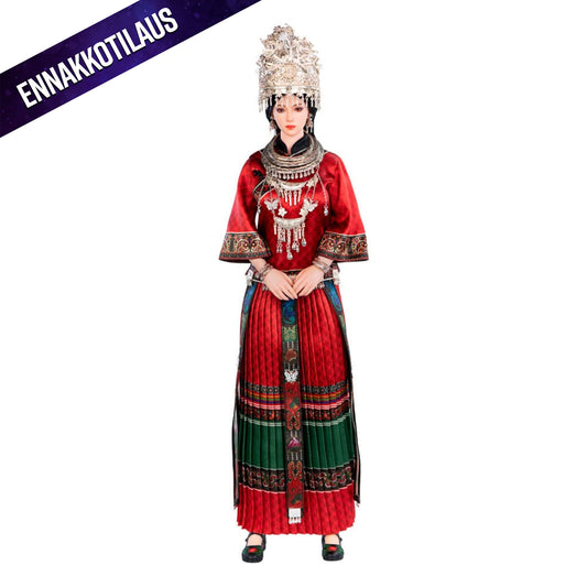 The Miao of China's 56 Ethnic Groups 1/6 Red -Action Figure