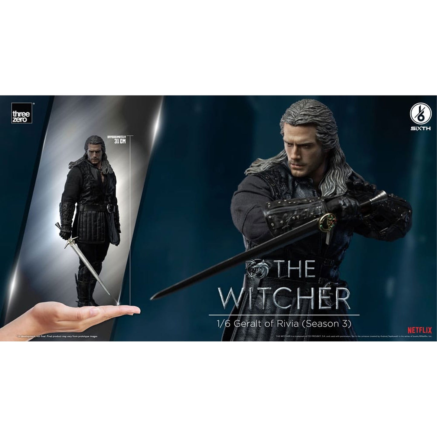 The Witcher Season 3 Action Figure 1/6 Geralt of Rivia