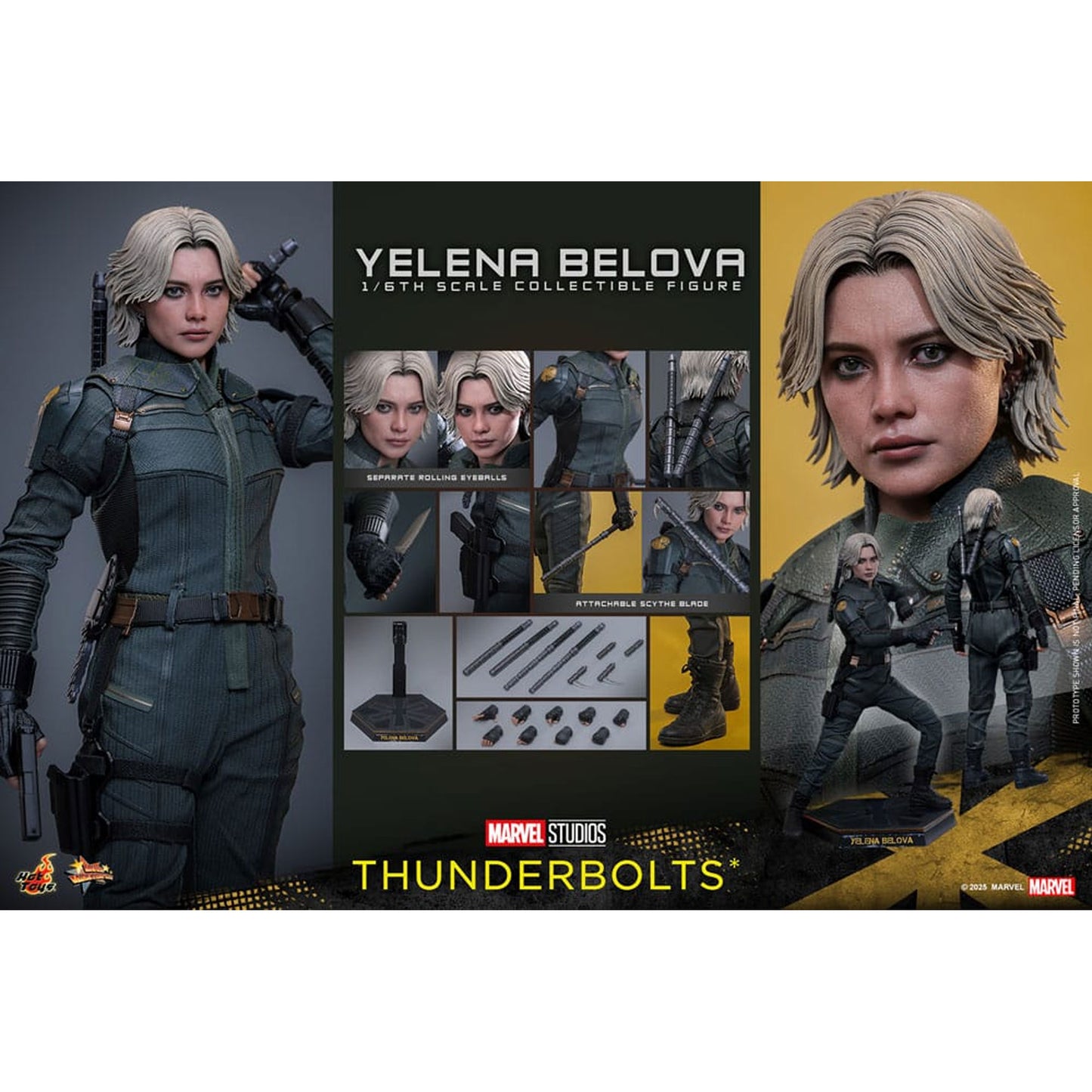 Thunderbolts Movie Masterpiece Action Figure 1/6 Yelena Belova
