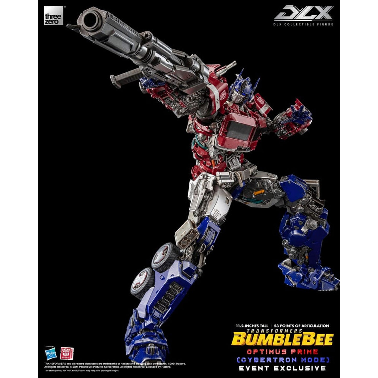 Transformers: Bumblebee DLX Action Figure 1/6 Optimus Prime Cybertron Mode