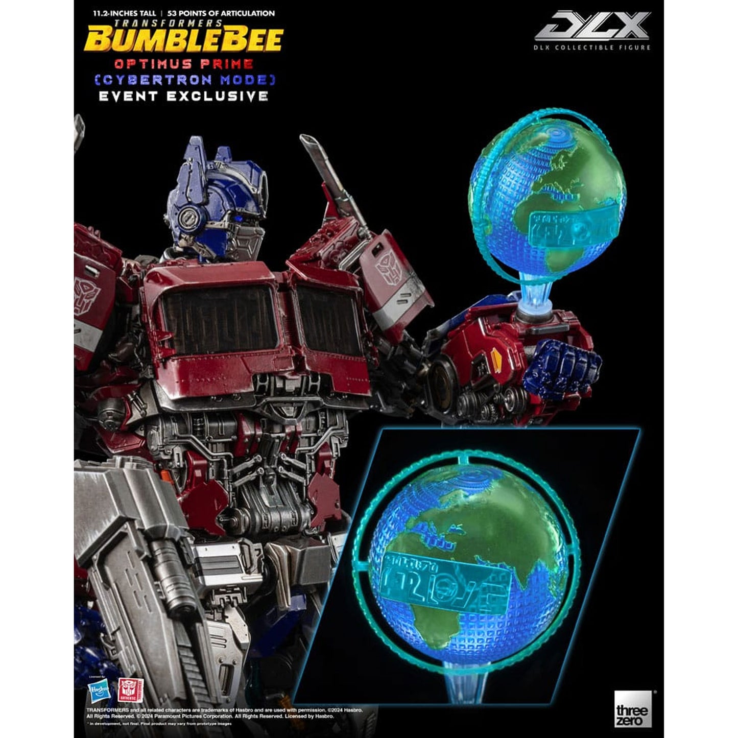 Transformers: Bumblebee DLX Action Figure 1/6 Optimus Prime Cybertron Mode