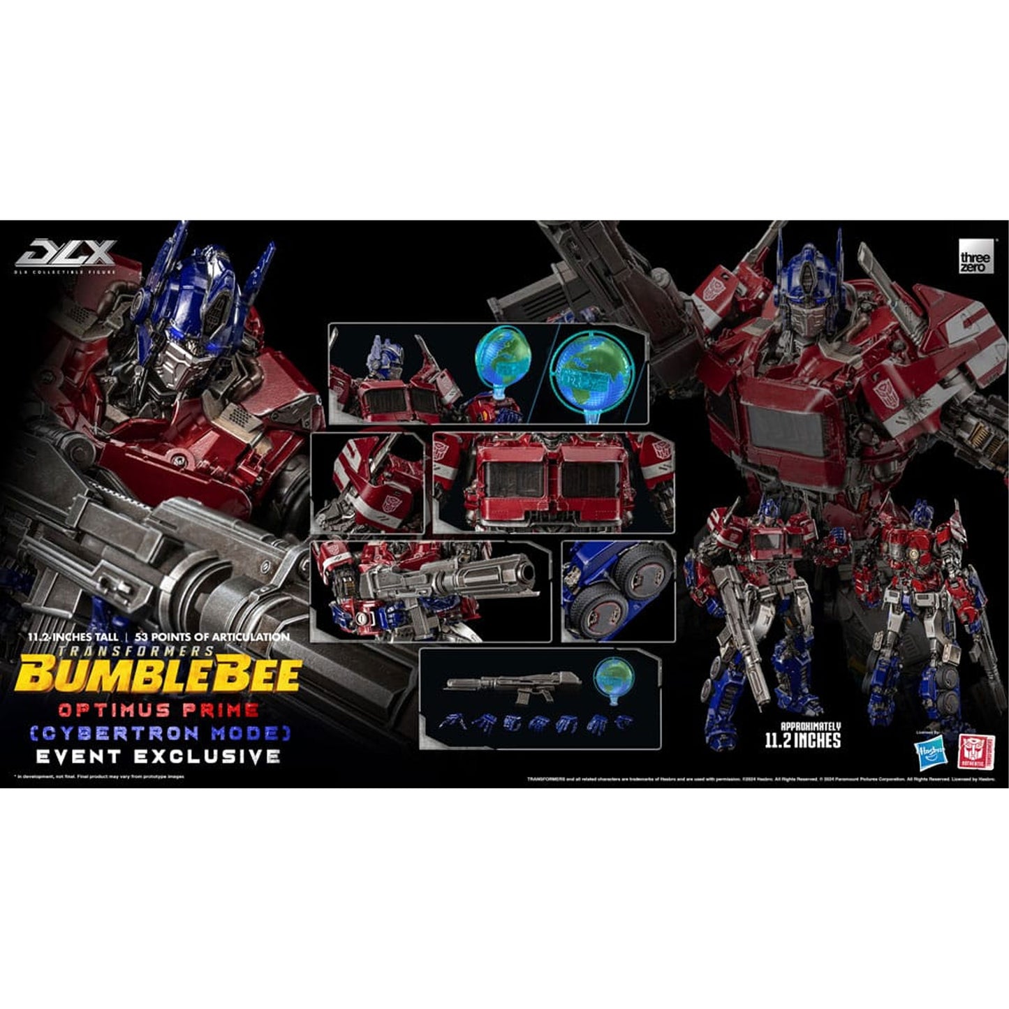Transformers: Bumblebee DLX Action Figure 1/6 Optimus Prime Cybertron Mode