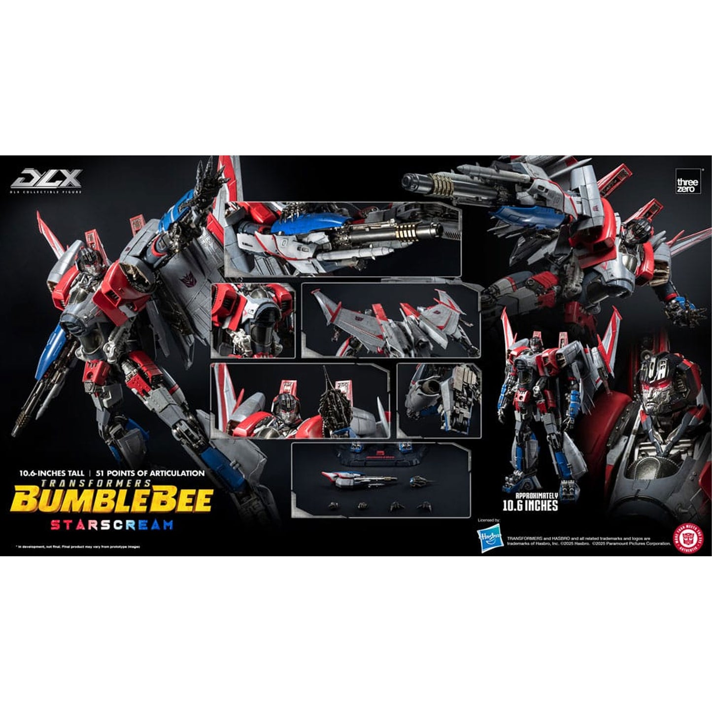 Transformers DLX Action Figure Starscream Bumblebee