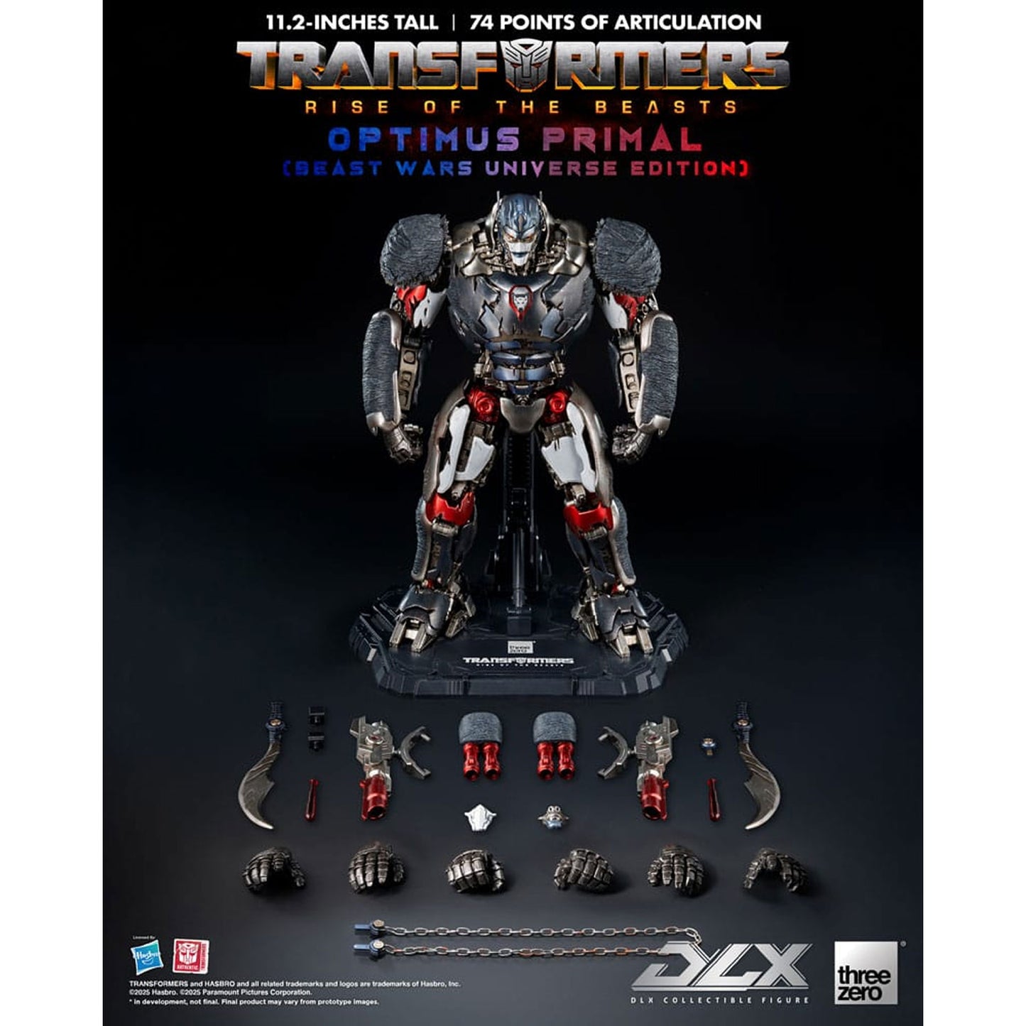 Transformers: Rise of the Beasts DLX Optimus Primal (Beast Wars Universe Edition) -Action Figure
