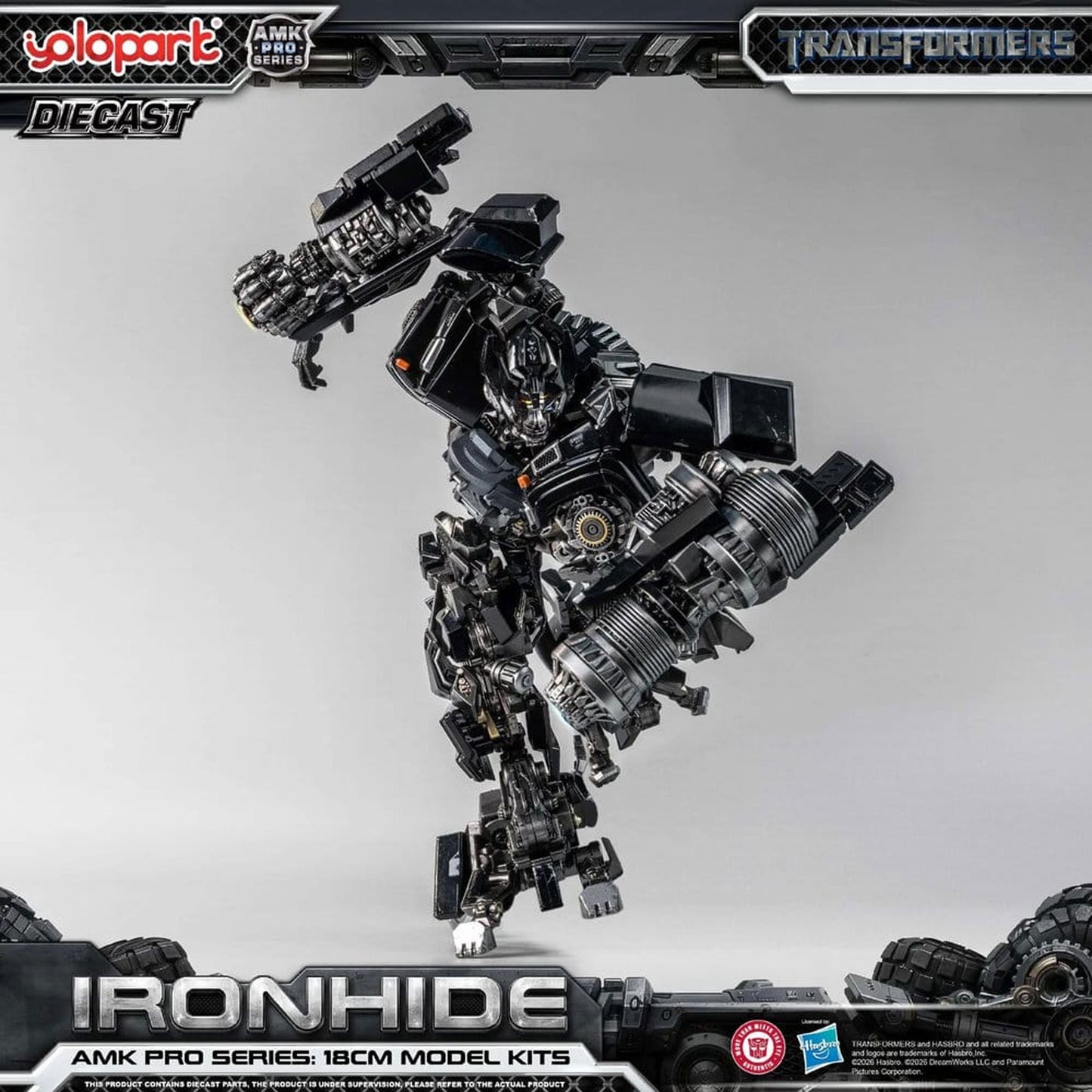 Transformers (2007) AMK PRO Series Plastic Ironhide -Model Kit
