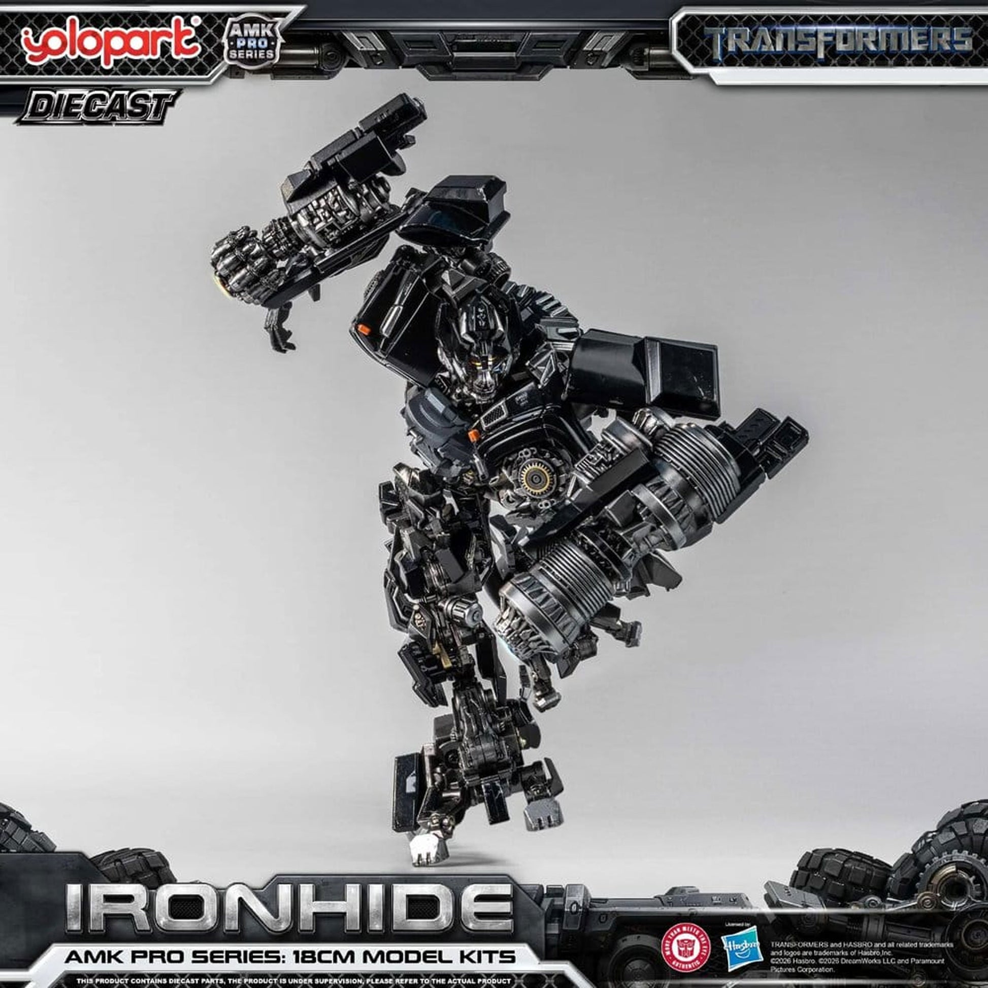Transformers (2007) AMK PRO Series Plastic Ironhide -Model Kit