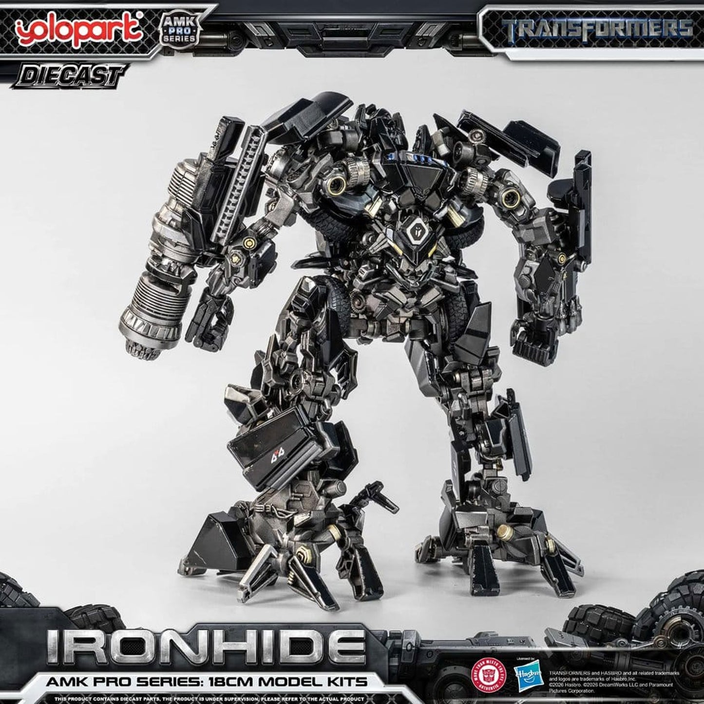 Transformers (2007) AMK PRO Series Plastic Ironhide -Model Kit