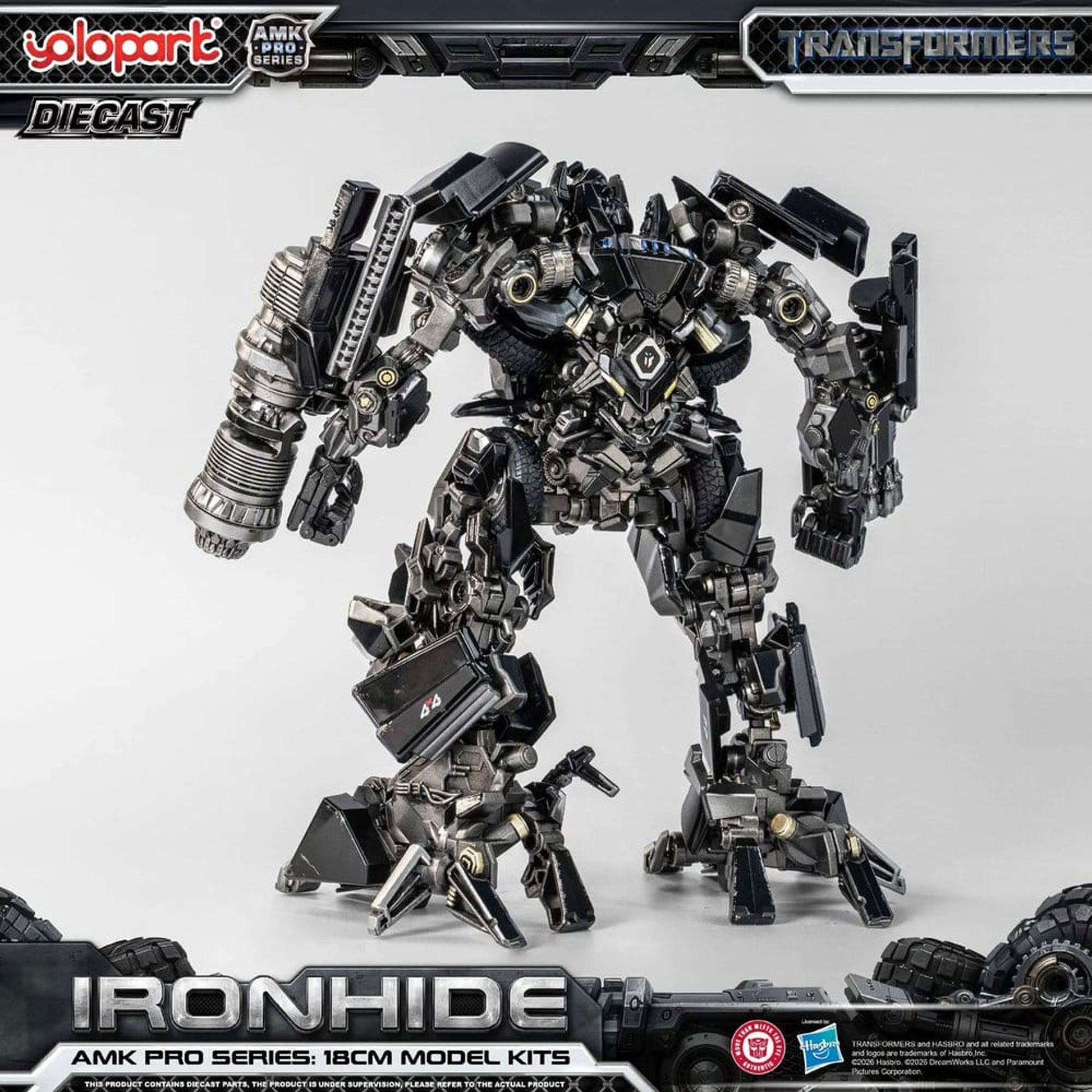 Transformers (2007) AMK PRO Series Plastic Ironhide -Model Kit