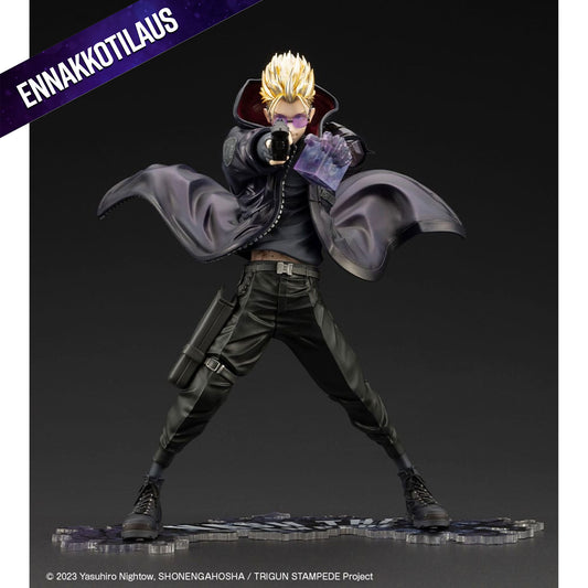 Trigun Stampede ARTFXJ 1/8 Vash the Stampede The Gunman in Black Ver.