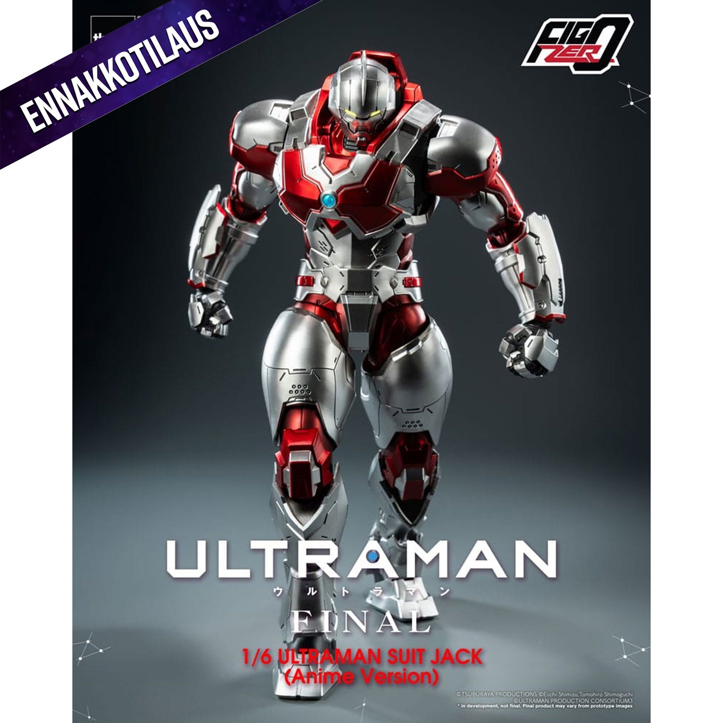 Ultraman Final FigZero Action Figure 1/6 Ultraman Suit Jack Anime Version