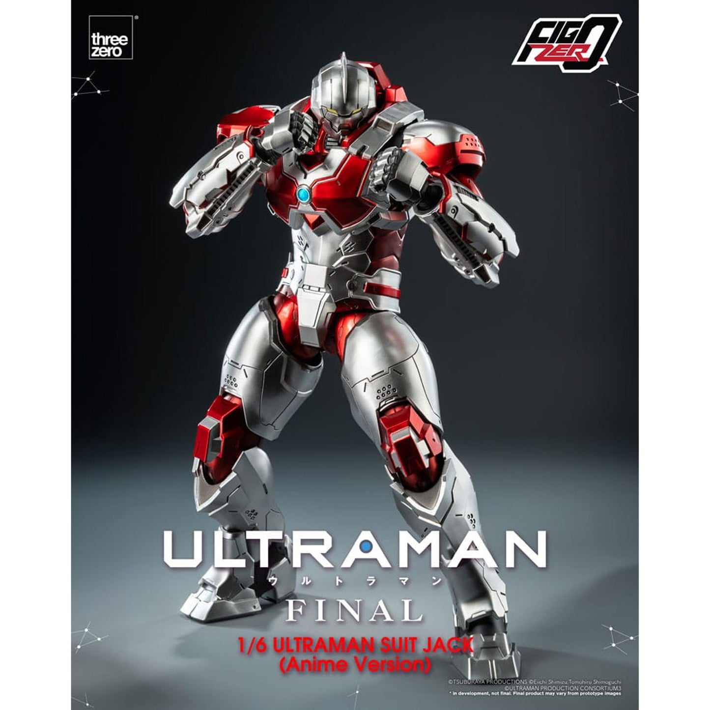 Ultraman Final FigZero Action Figure 1/6 Ultraman Suit Jack Anime Version