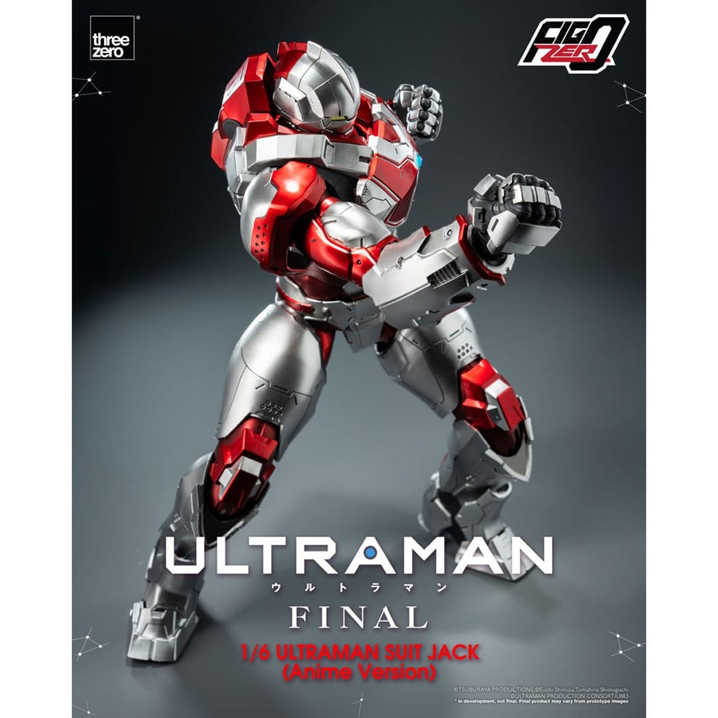 Ultraman Final FigZero Action Figure 1/6 Ultraman Suit Jack Anime Version