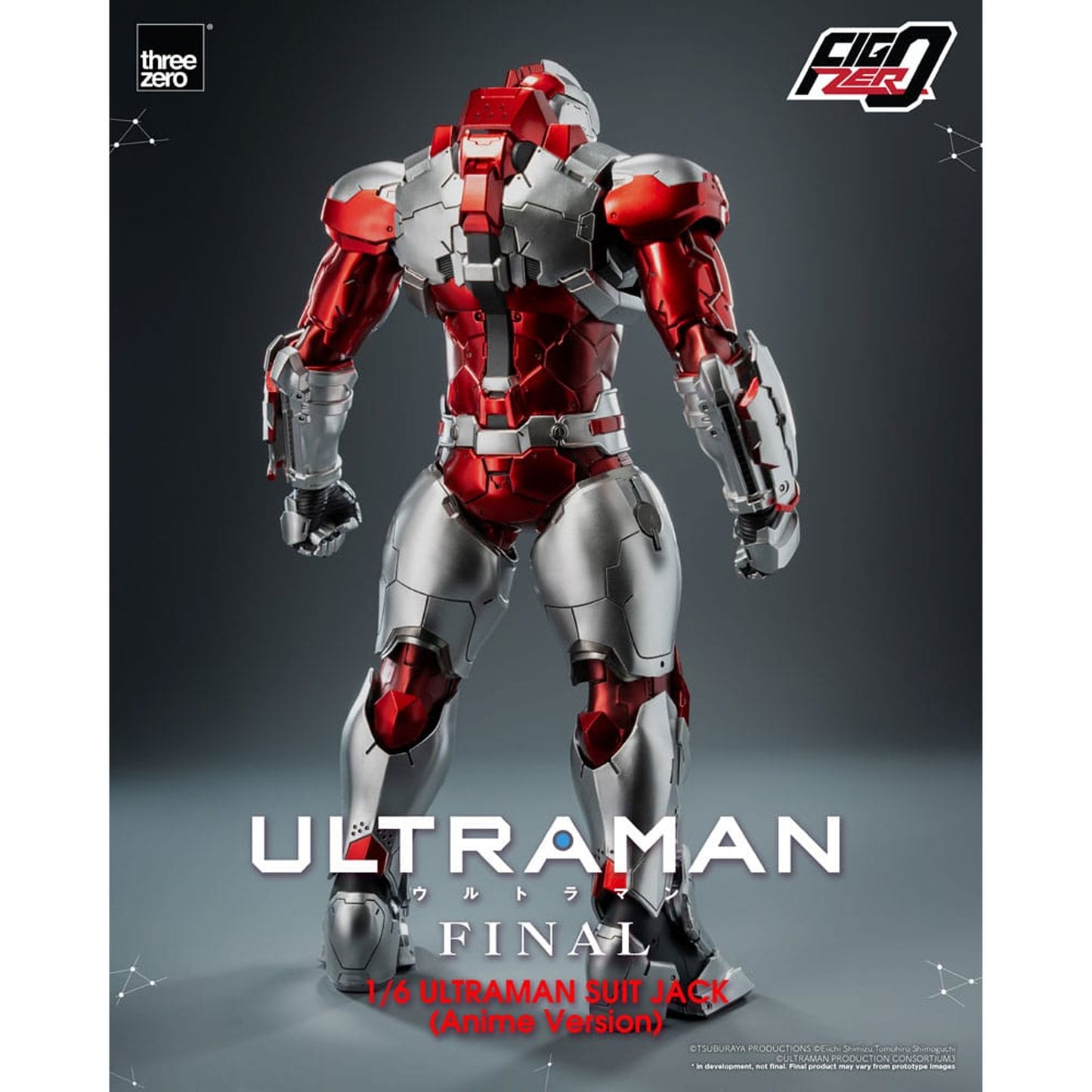 Ultraman Final FigZero Action Figure 1/6 Ultraman Suit Jack Anime Version