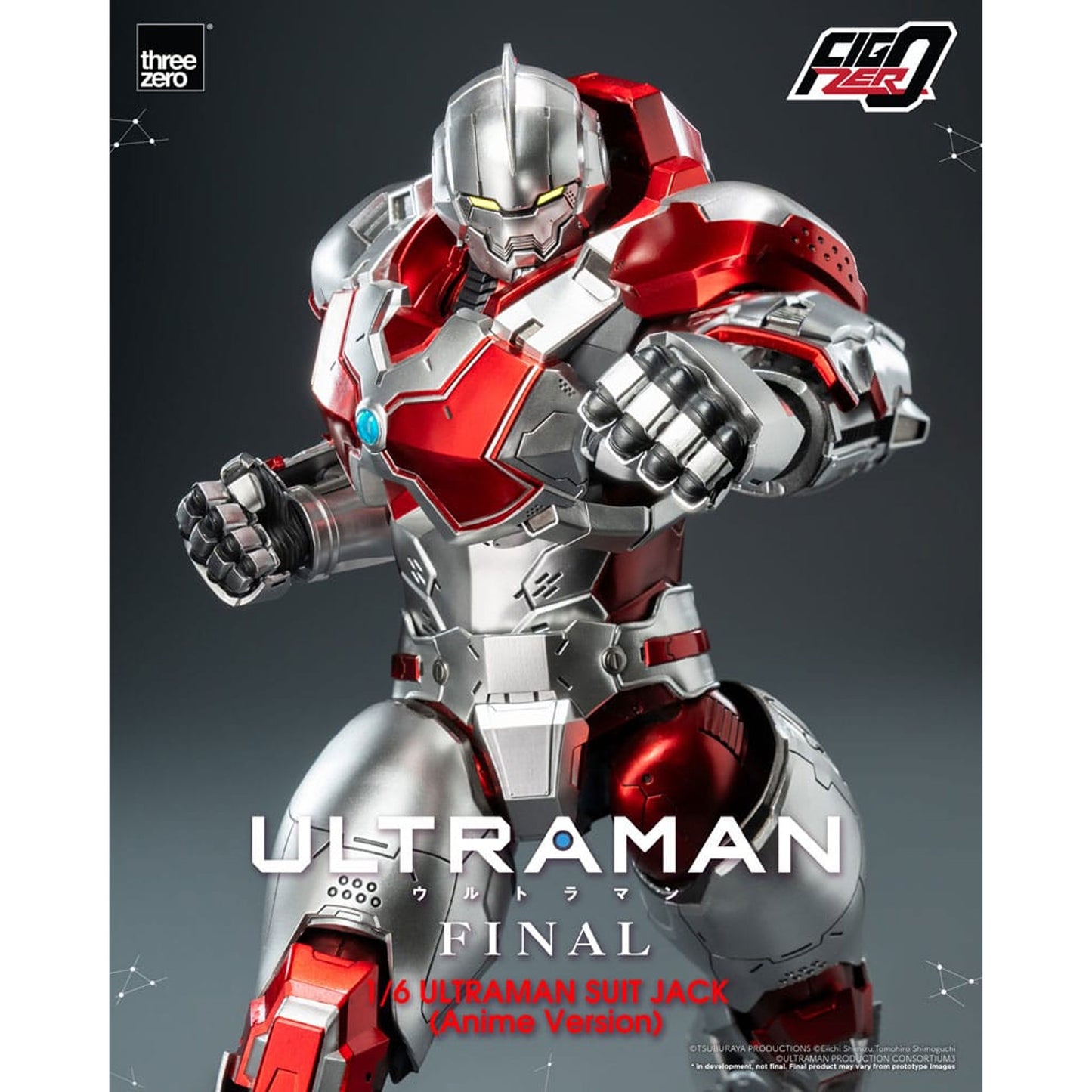 Ultraman Final FigZero Action Figure 1/6 Ultraman Suit Jack Anime Version