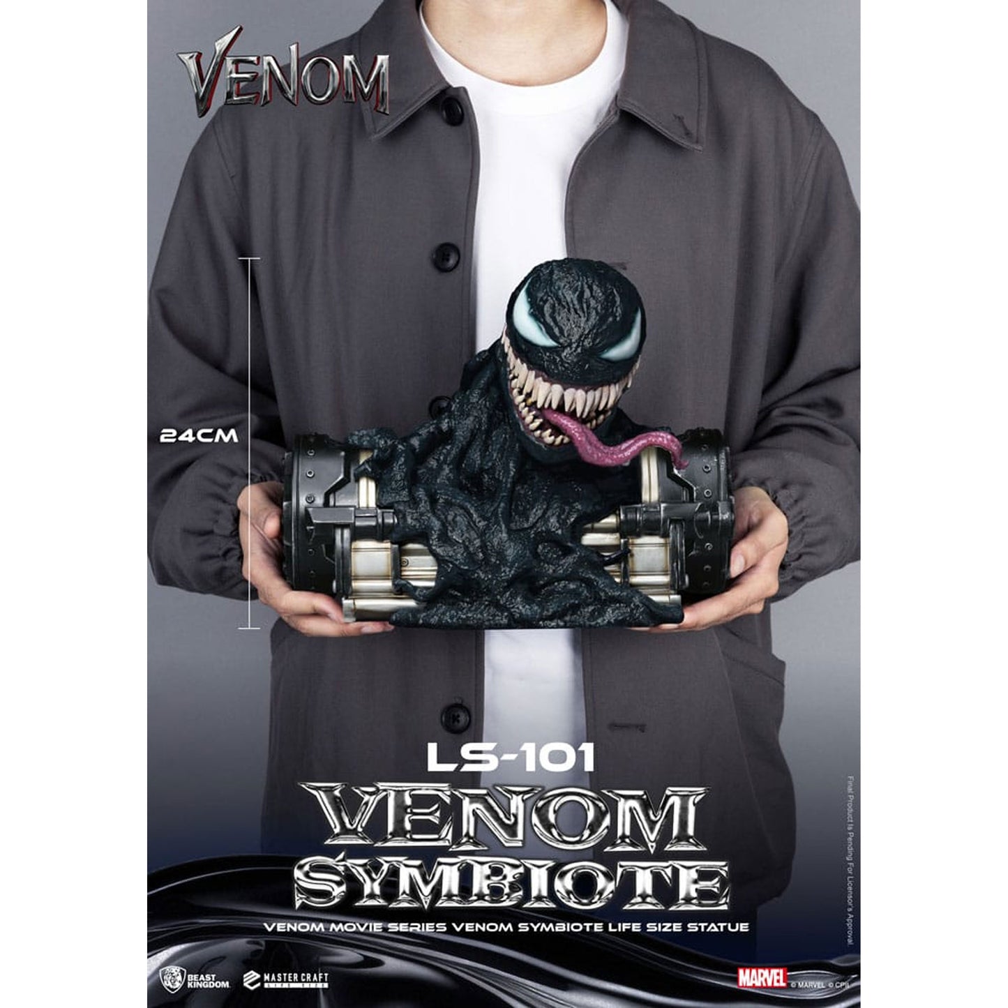 Venom Movie Series Life-Size Statue Venom Symbiote