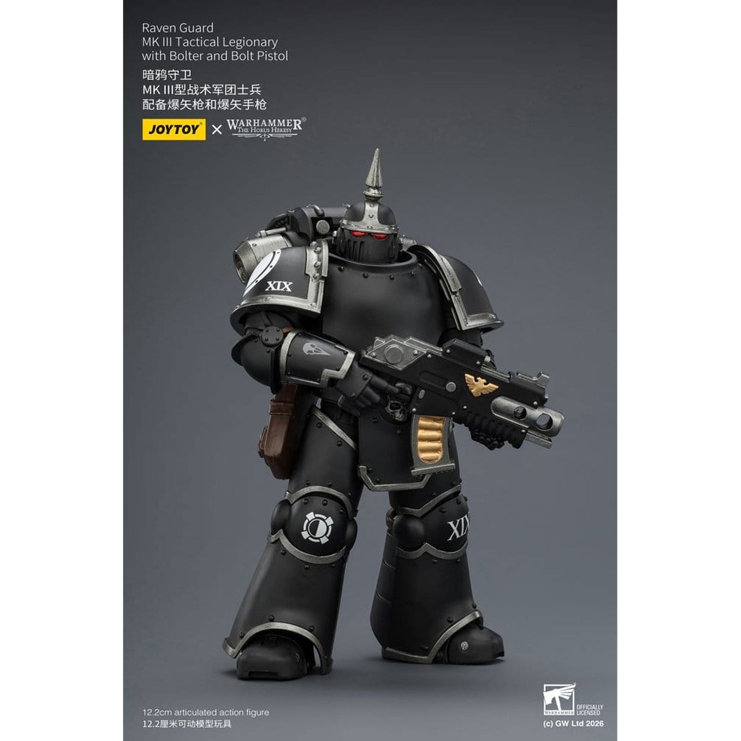 Warhammer 40,000 Raven Guard MK III Tactical Legionary -Action Figure