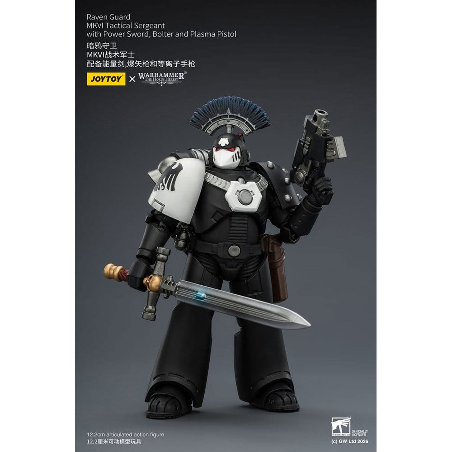 Warhammer 40,000 Raven Guard MkVI Tactical Sergeant -Action Figure