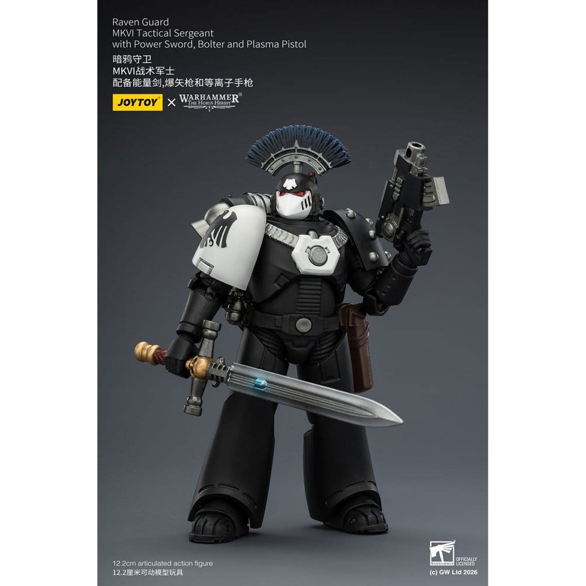 Warhammer 40,000 Raven Guard MkVI Tactical Sergeant -Action Figure