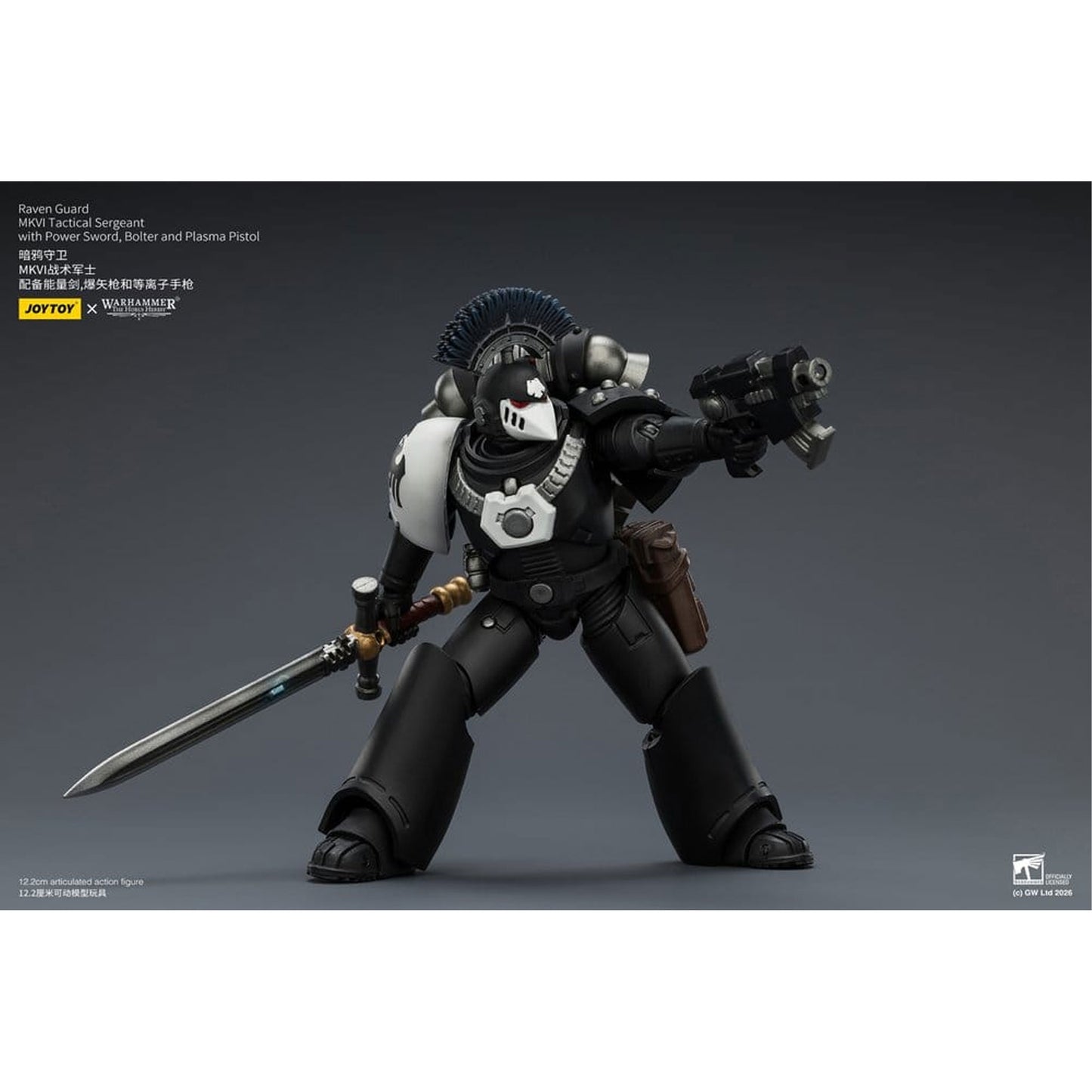 Warhammer 40,000 Raven Guard MkVI Tactical Sergeant -Action Figure