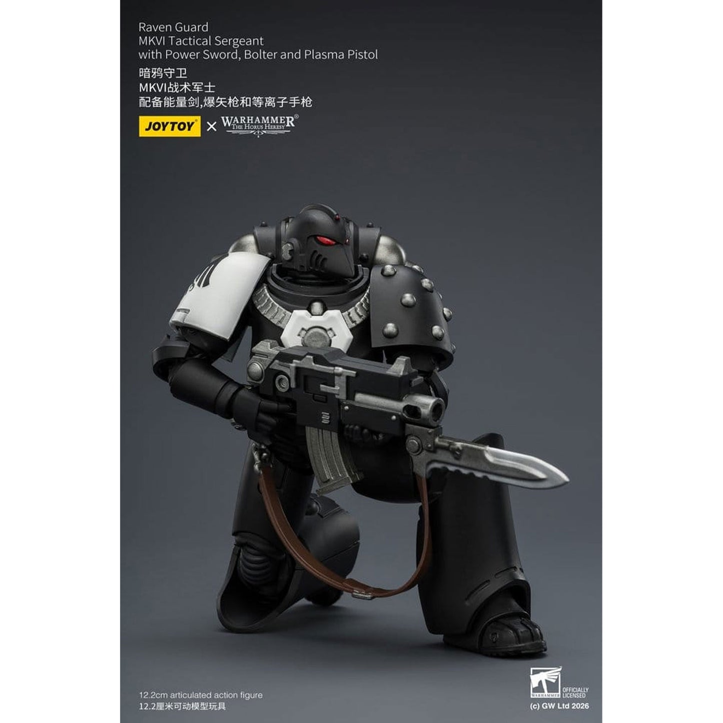 Warhammer 40,000 Raven Guard MkVI Tactical Sergeant -Action Figure