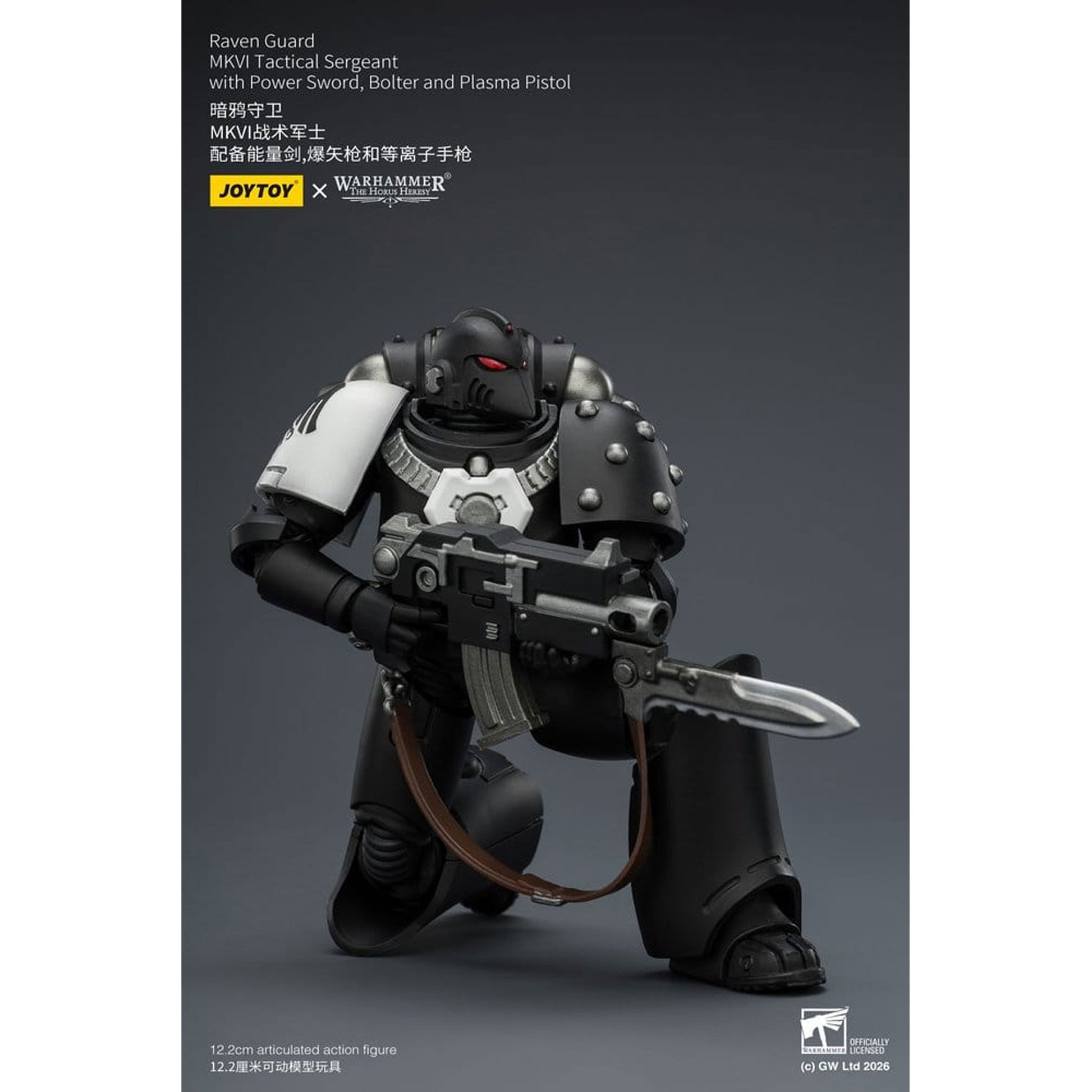 Warhammer 40,000 Raven Guard MkVI Tactical Sergeant -Action Figure