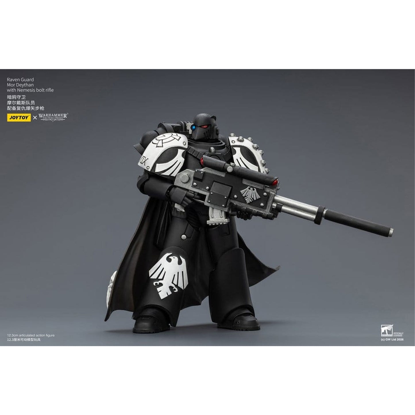 Warhammer 40,000 Raven Guard Mor Deythan -Action Figure