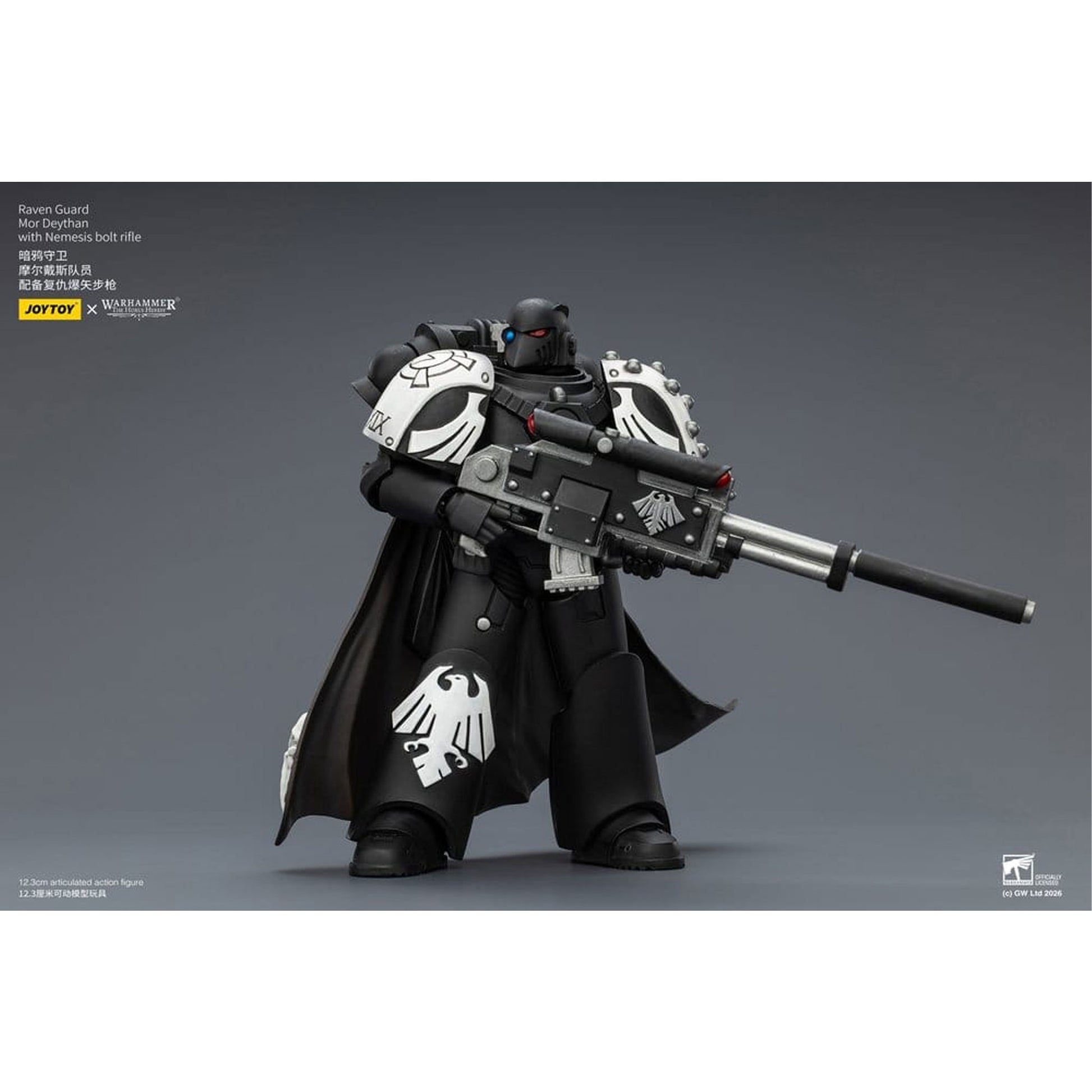 Warhammer 40,000 Raven Guard Mor Deythan -Action Figure