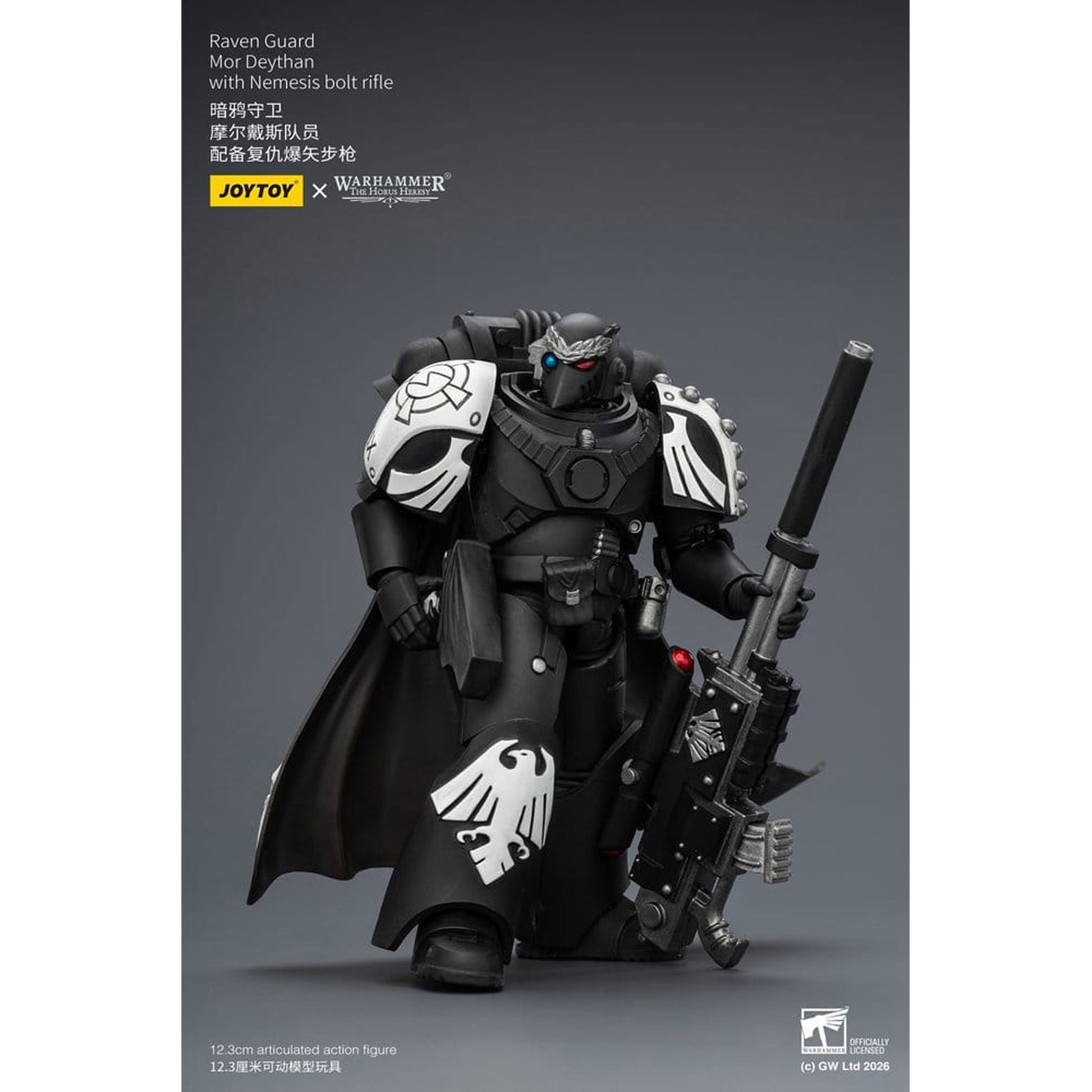 Warhammer 40,000 Raven Guard Mor Deythan -Action Figure