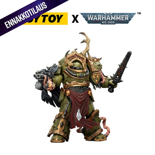 Warhammer 40,000 Death Guard Blightlord Terminator 3 with Combi-bolter and Bubotic Blade -Action Figure