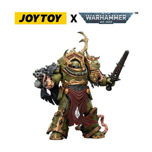 Warhammer 40,000 Death Guard Blightlord Terminator 3 with Combi-bolter and Bubotic Blade -Action Figure