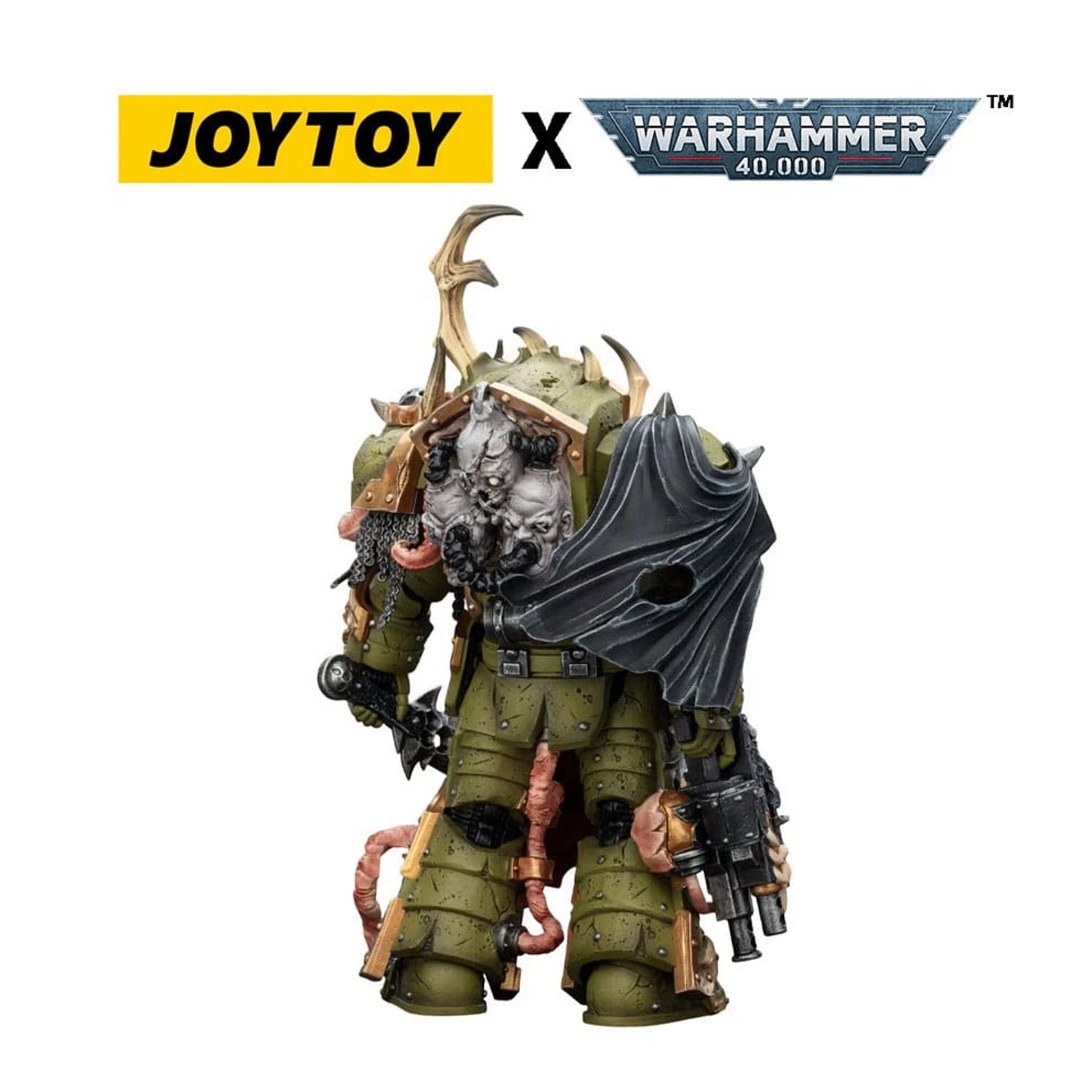 Warhammer 40,000 Death Guard Blightlord Terminator 3 with Combi-bolter and Bubotic Blade -Action Figure