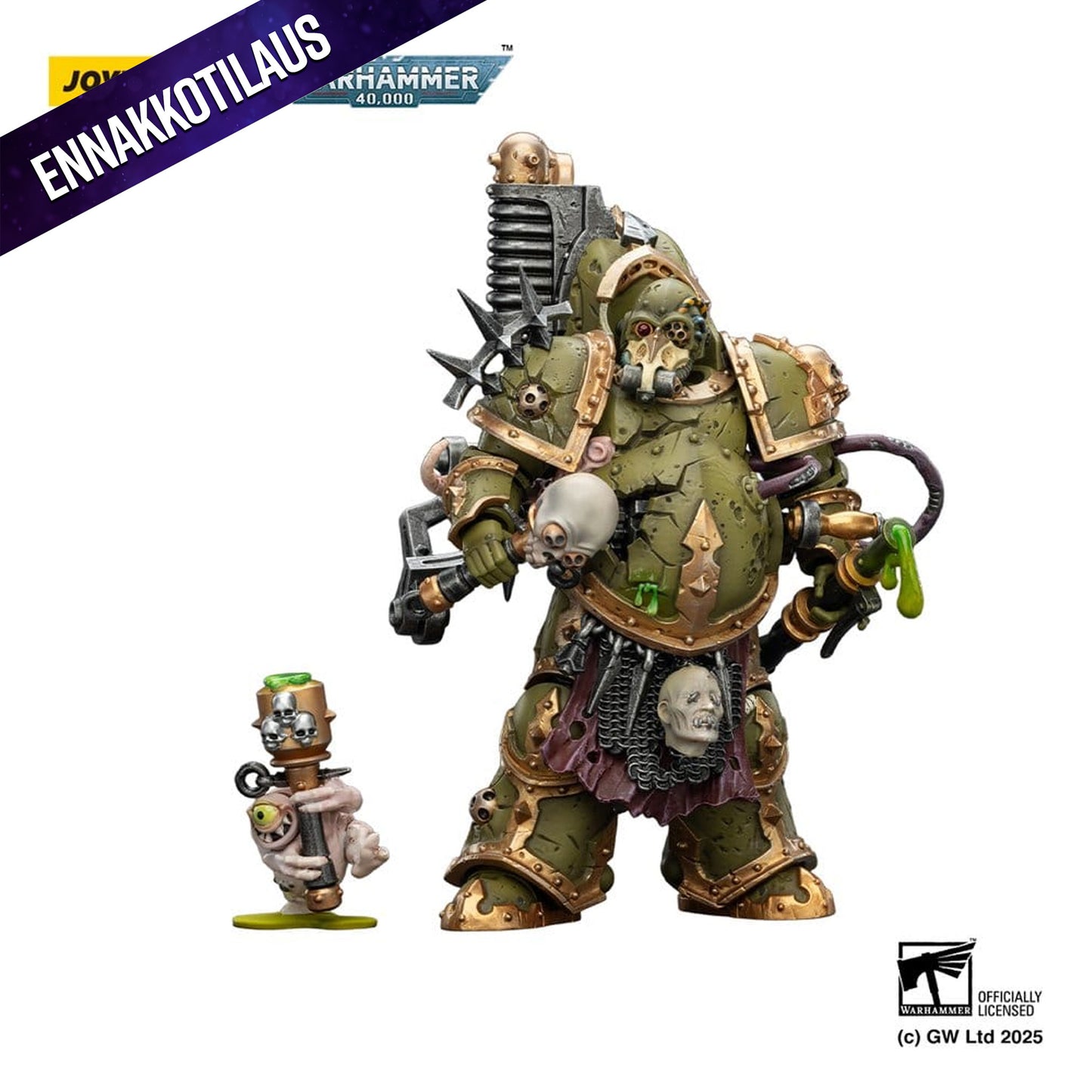 Warhammer 40,000 Death Guard Foul Blight spawn with Plague Sprayer -Action Figure