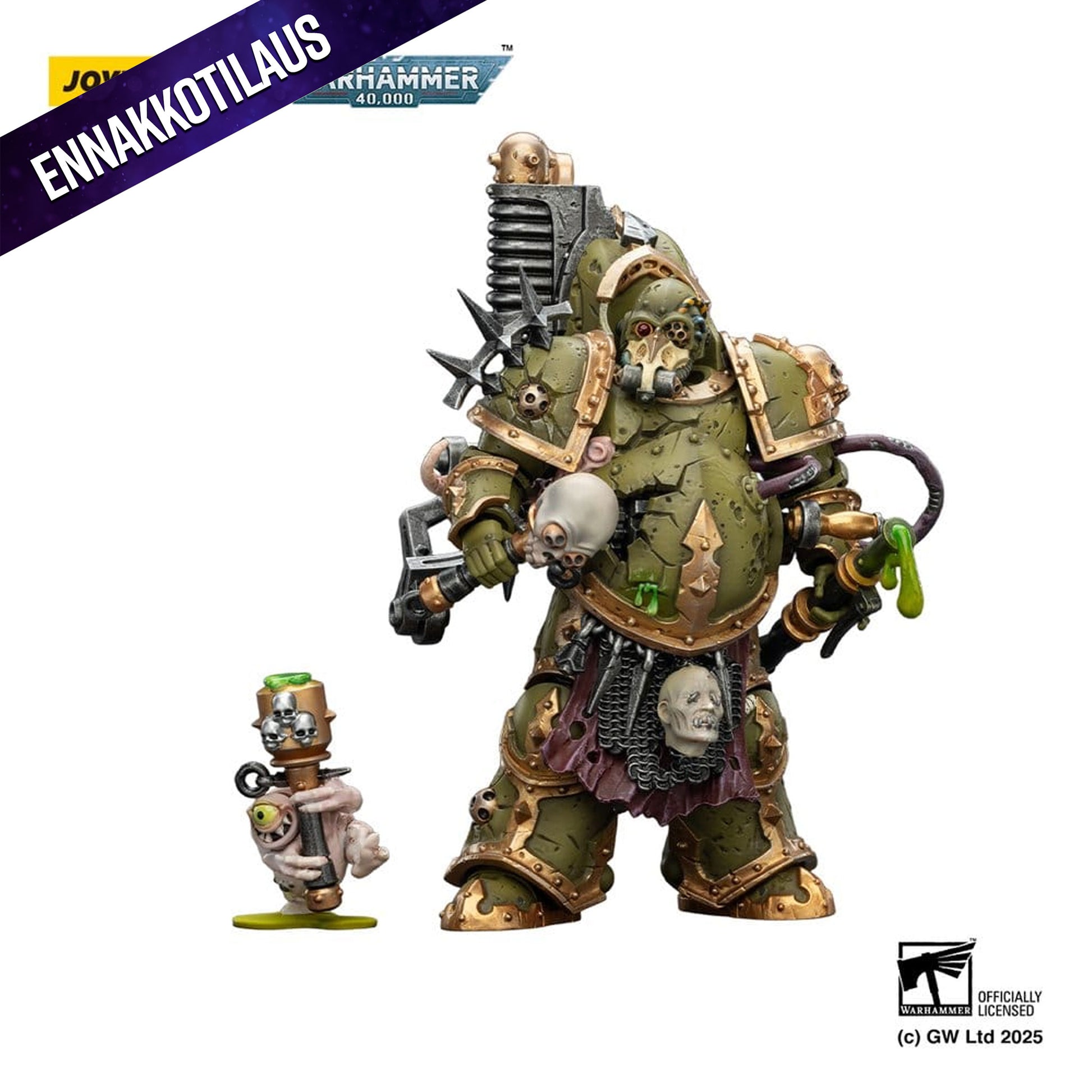 Warhammer 40,000 Death Guard Foul Blight spawn with Plague Sprayer -Action Figure