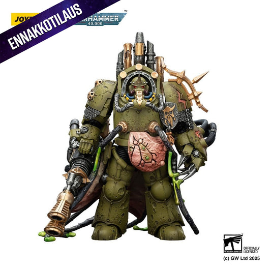 Warhammer 40,000 Death Guard Lord of Virulence with Power Fist and Twin Plague Spewer -Action Figure