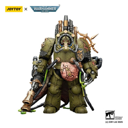 Warhammer 40,000 Death Guard Lord of Virulence with Power Fist and Twin Plague Spewer -Action Figure